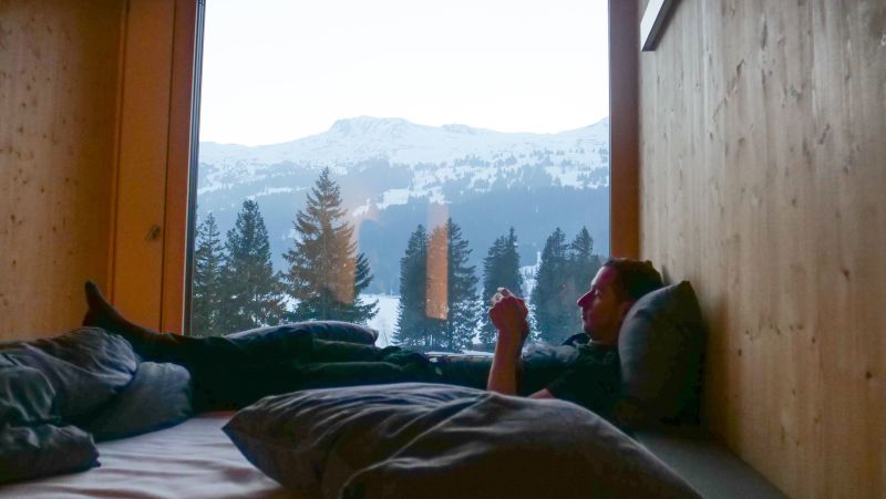 Ski weekend - hotel room