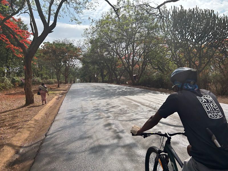 Romy. Bike cycle Moshi Tanzania