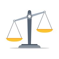 Balance scale icon
