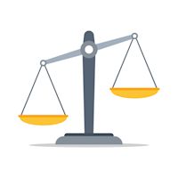 Balance scale icon
