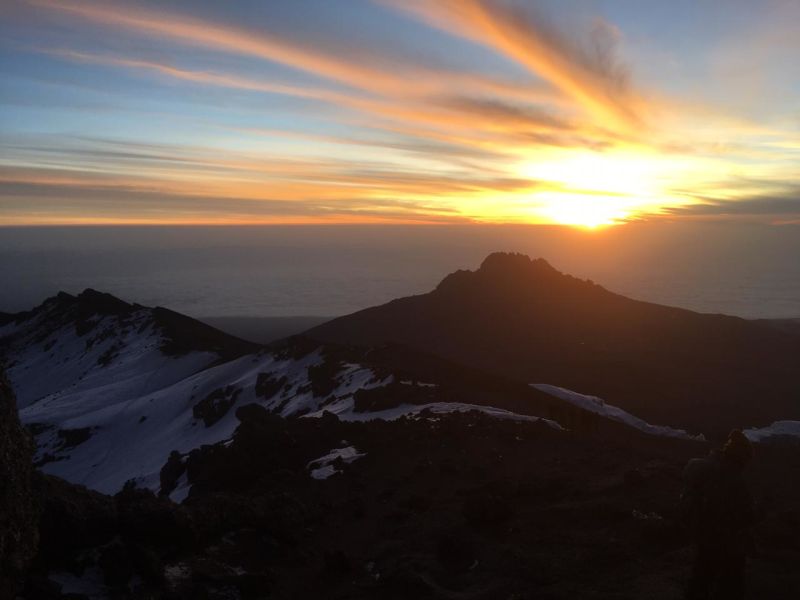Summit day sunrise