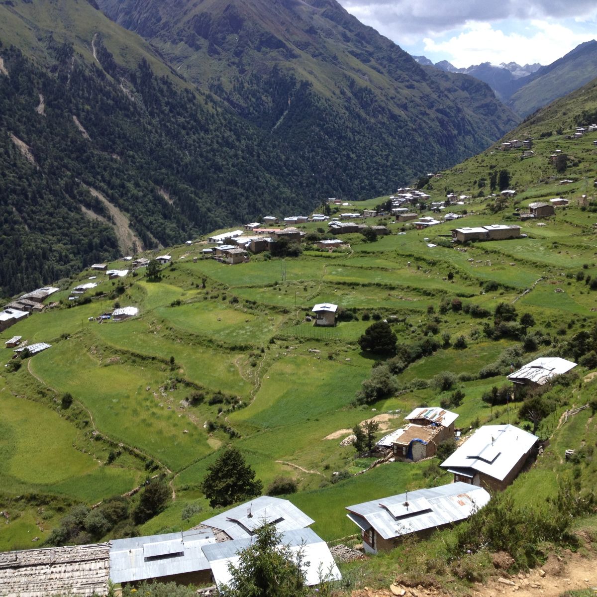 Pur. Laya village, Bhutan