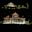 Rinpung Dzong (Monastery) in Paro is lit up beautifully at night