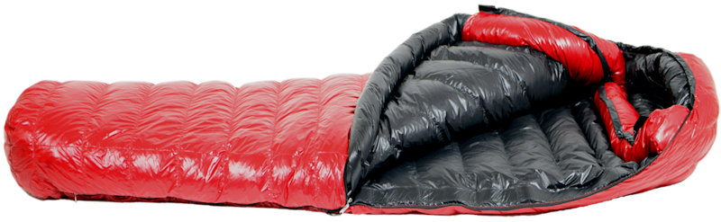 Sleeping bag with draft collar and hood