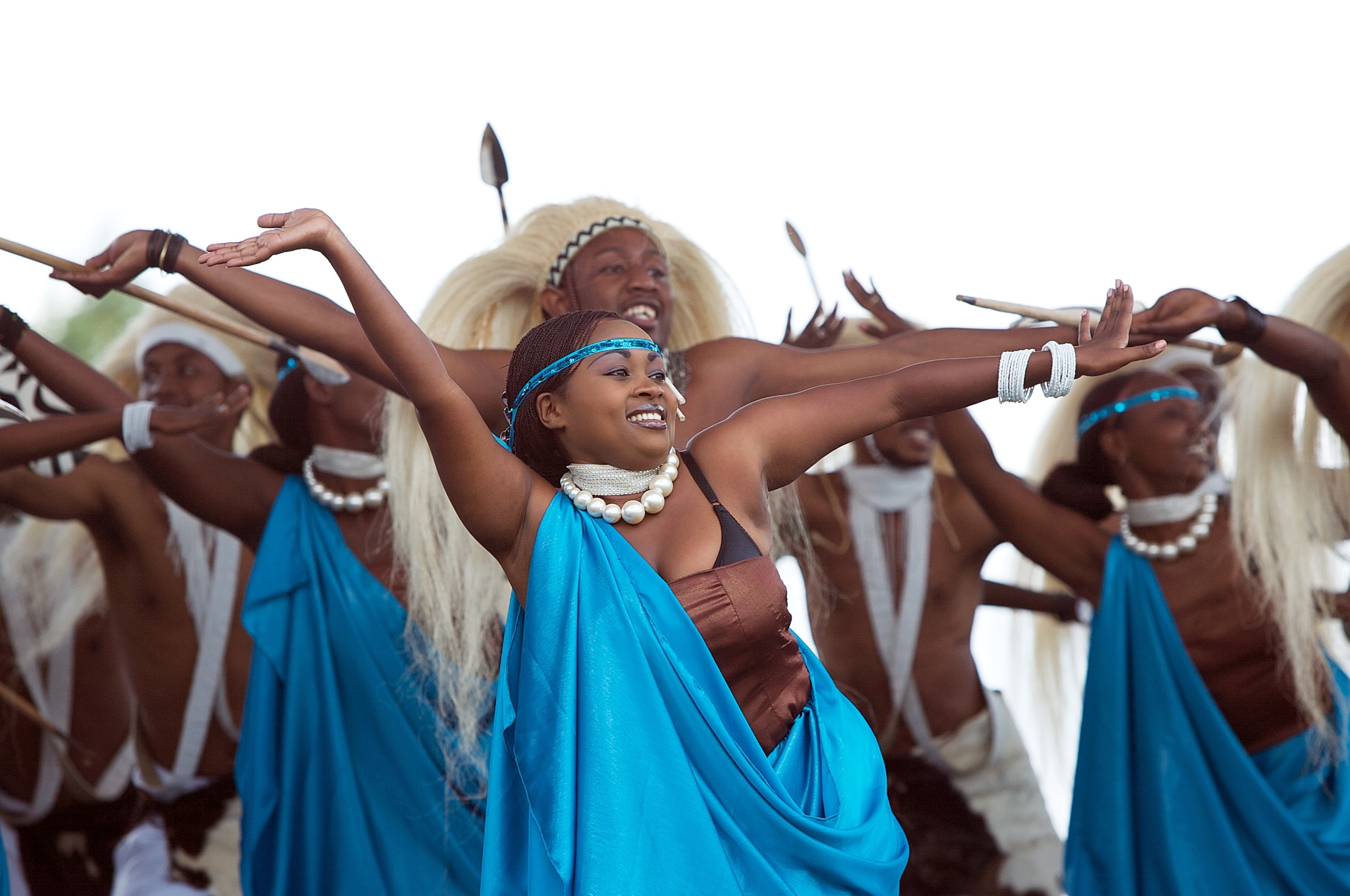 Rwanda dancers at the Kwita Izina ceremony