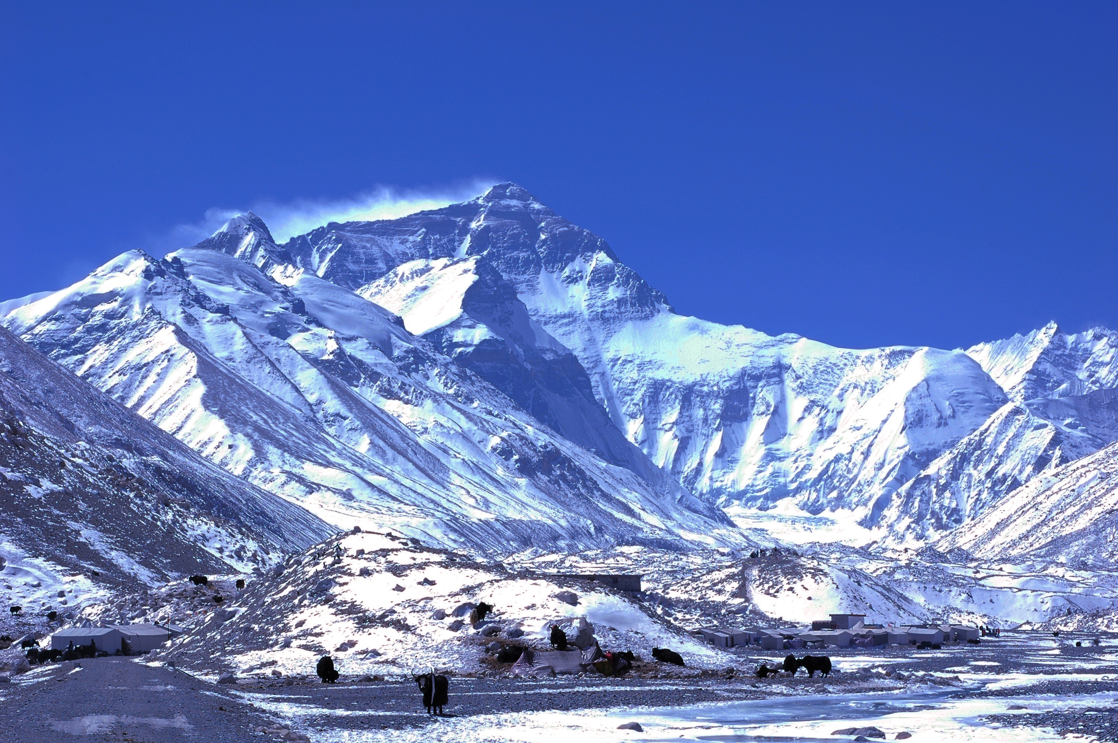 The North Face of the Everest in Tibet.