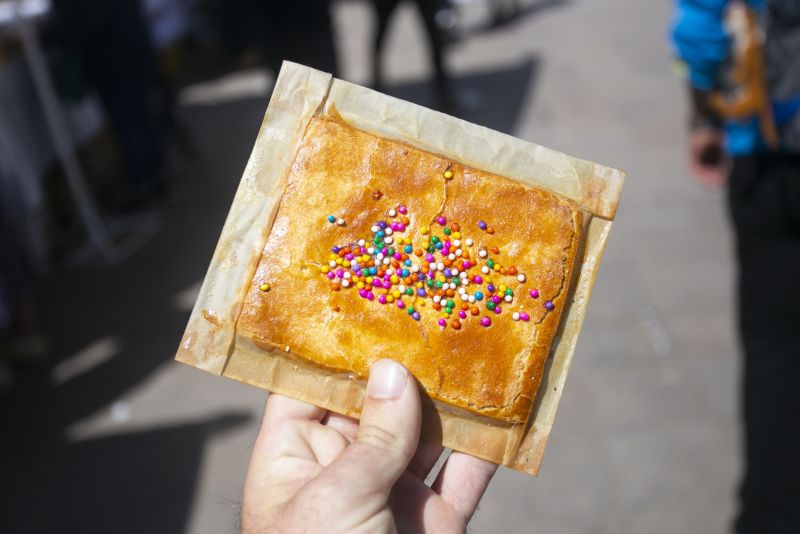 Sweet empanadas from the city of Cusco. Traditional sweet of Holy Week