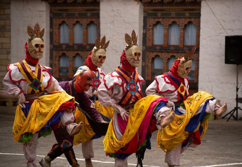 Dance of the Masters of the Cremation Grounds (Durdag), Bhutan festival