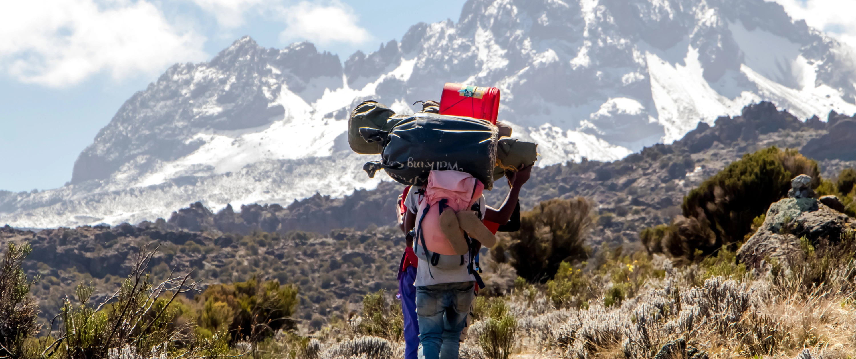 Porters carrying bags 