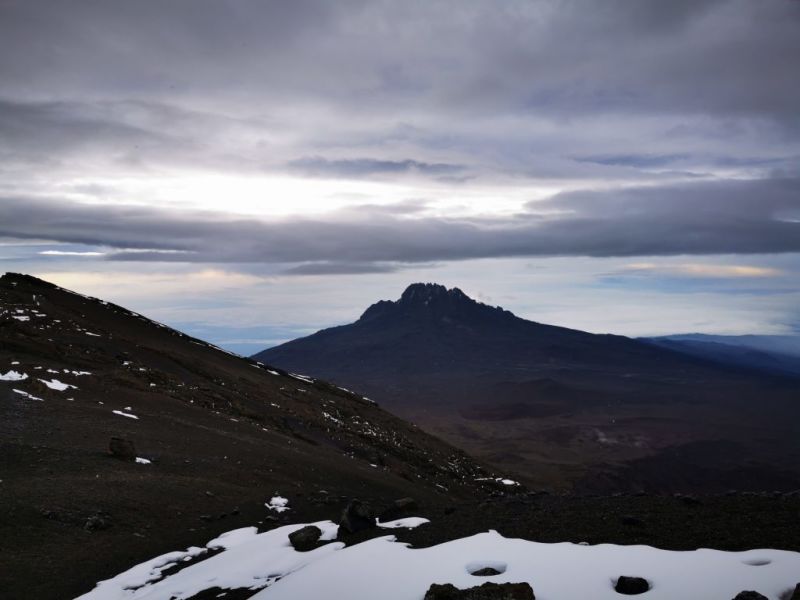 View from Uhuru Peak