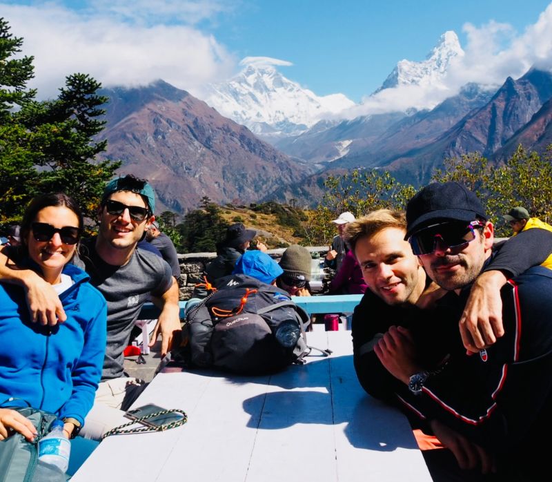 Ours. Lunch EBC trek Nepal
