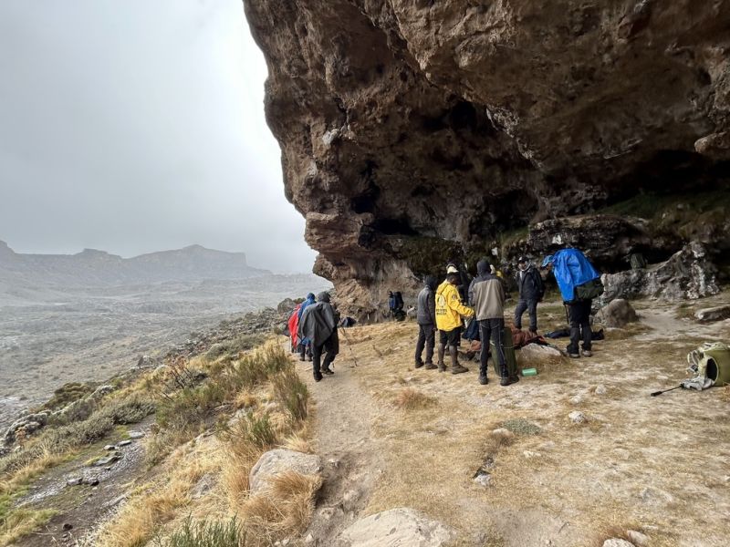 Day 3 on Lemosho trail of Kilimanjaro 