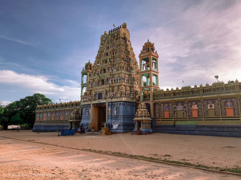 Hindu temple. in north Sri Lanka