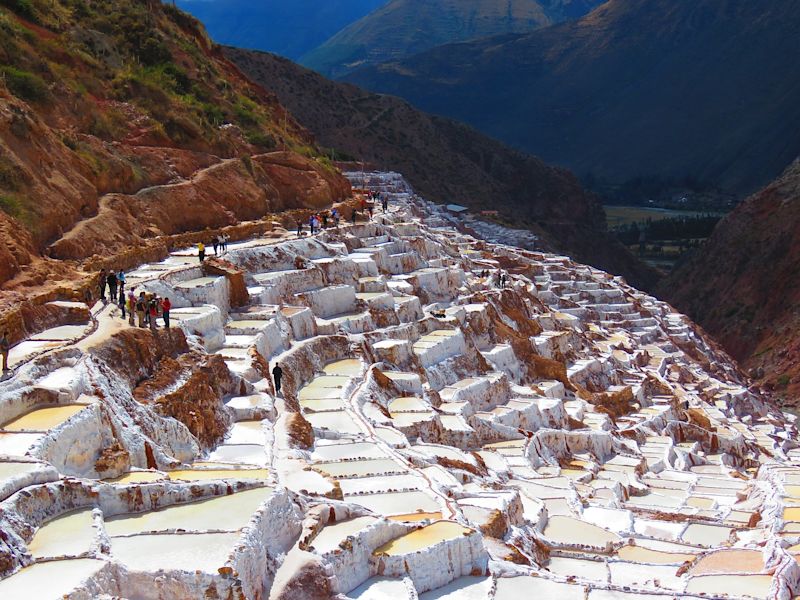 Salt Mines of Maras in Peru