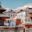 Ours. Votive temples and shrines in a row at Pashupatinath Temple, Kathmandu, Nepal