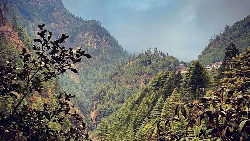 Annapurna mountain and valley
