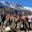 Nepal Annapurna Circuit trek group photo