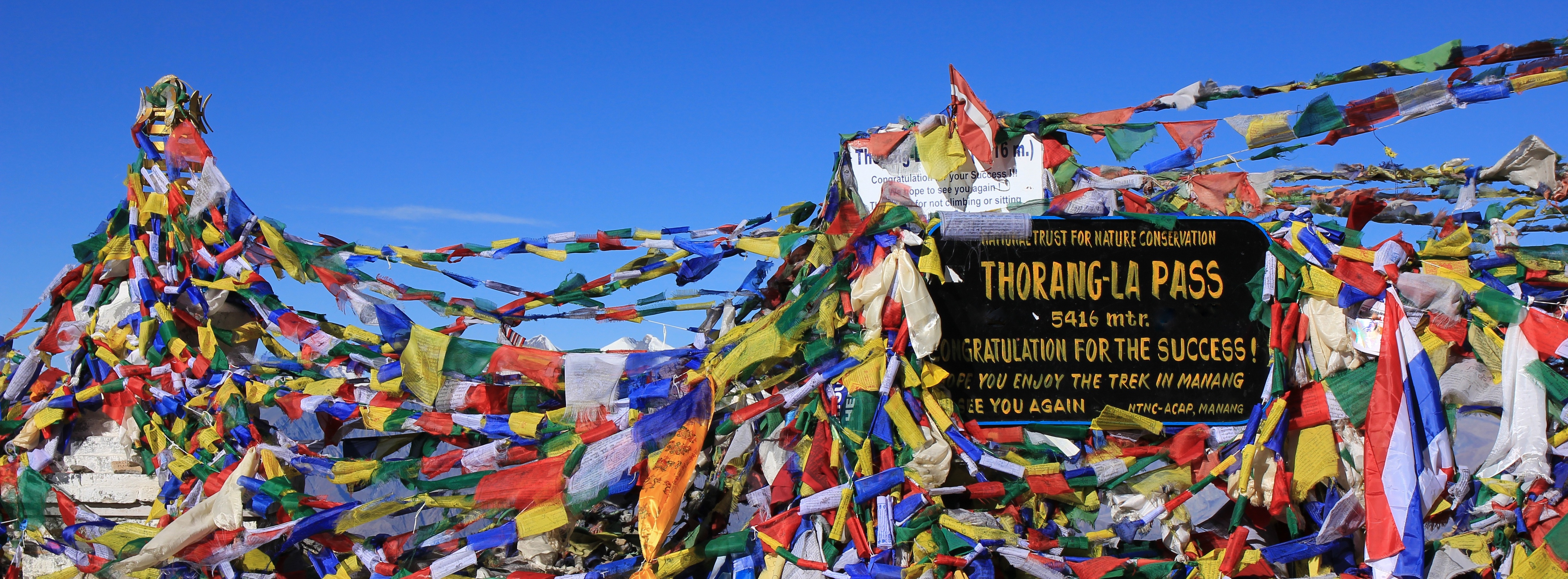Thorung La mountain pass, Annapurna Circuit, Nepal