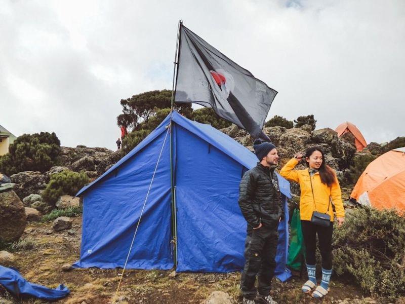 FA tent Kilimanjaro