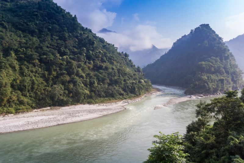 Trishuli River near Pokhara, Nepal