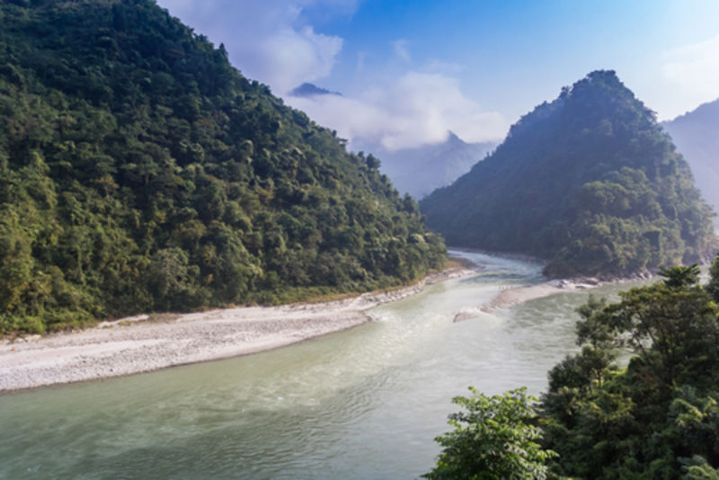 Trishuli River near Pokhara, Nepal