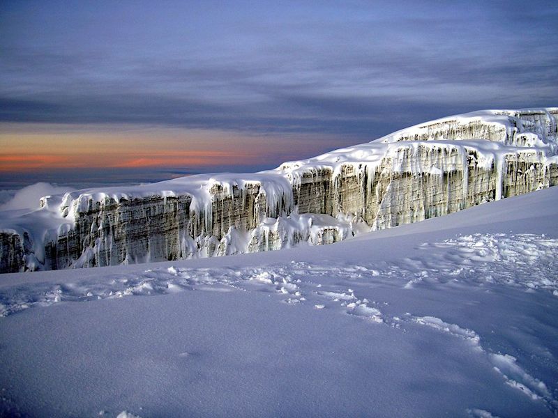 Southern Glacier on Kilimanjaro