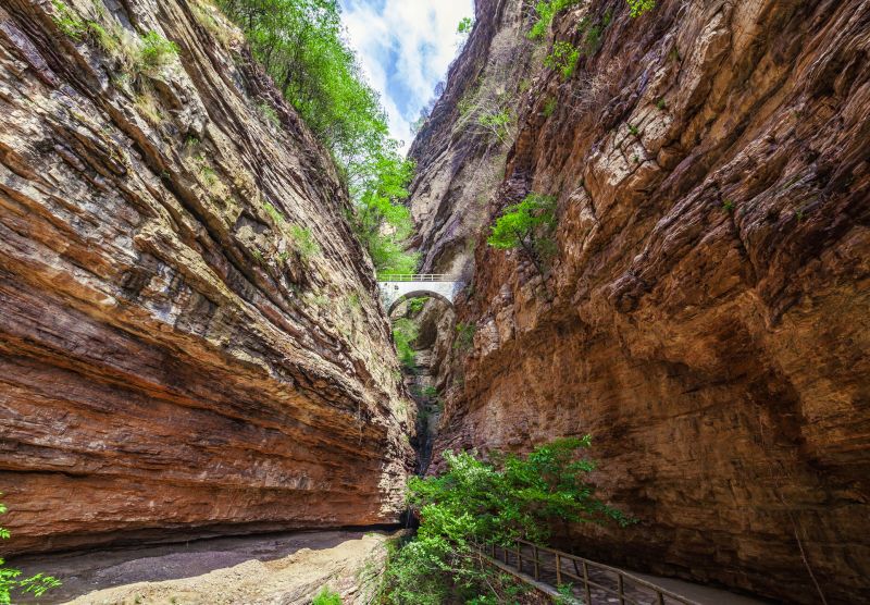 Mesmerising view of canyon in Hell's Gate National Park, Kenya