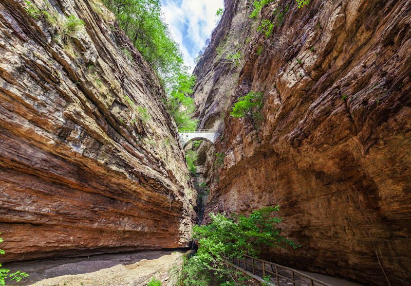 Mesmerising view of canyon in Hell's Gate National Park, Kenya