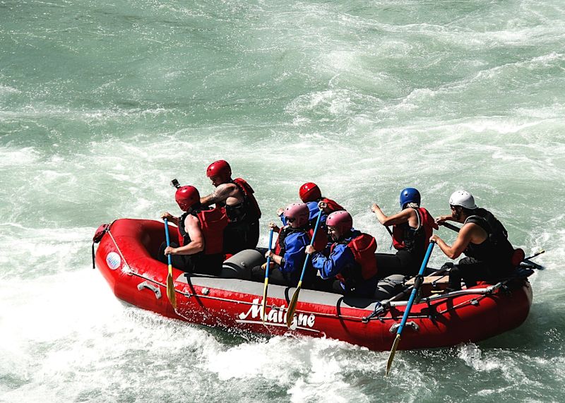 white water rafting