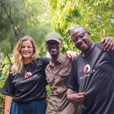 Jess and Follow Alice team in Tanzania