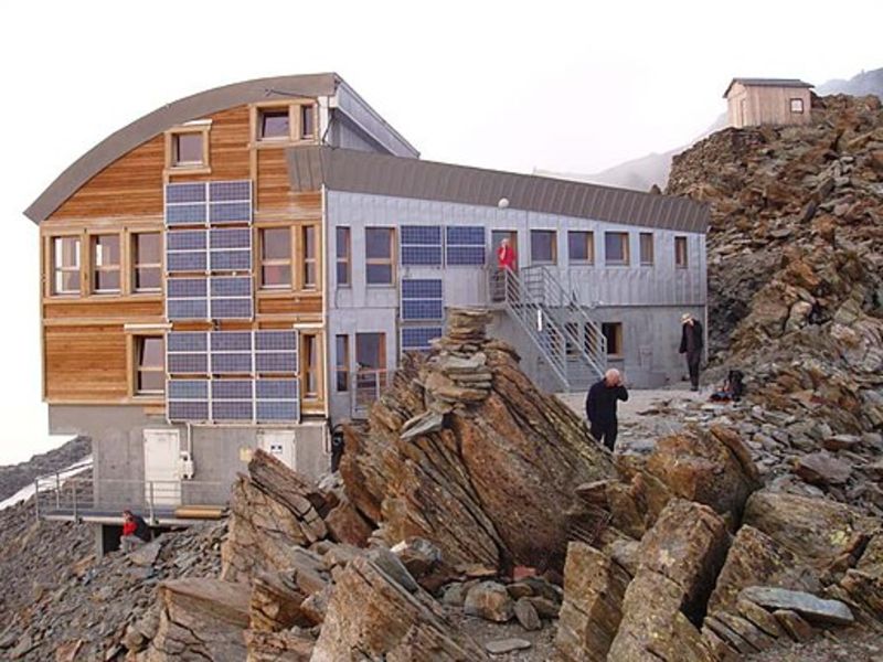 Rousse Hut on Mont Blanc