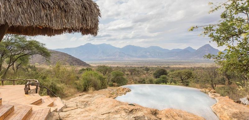 Sarara Ecolodges view mountains swimming pool