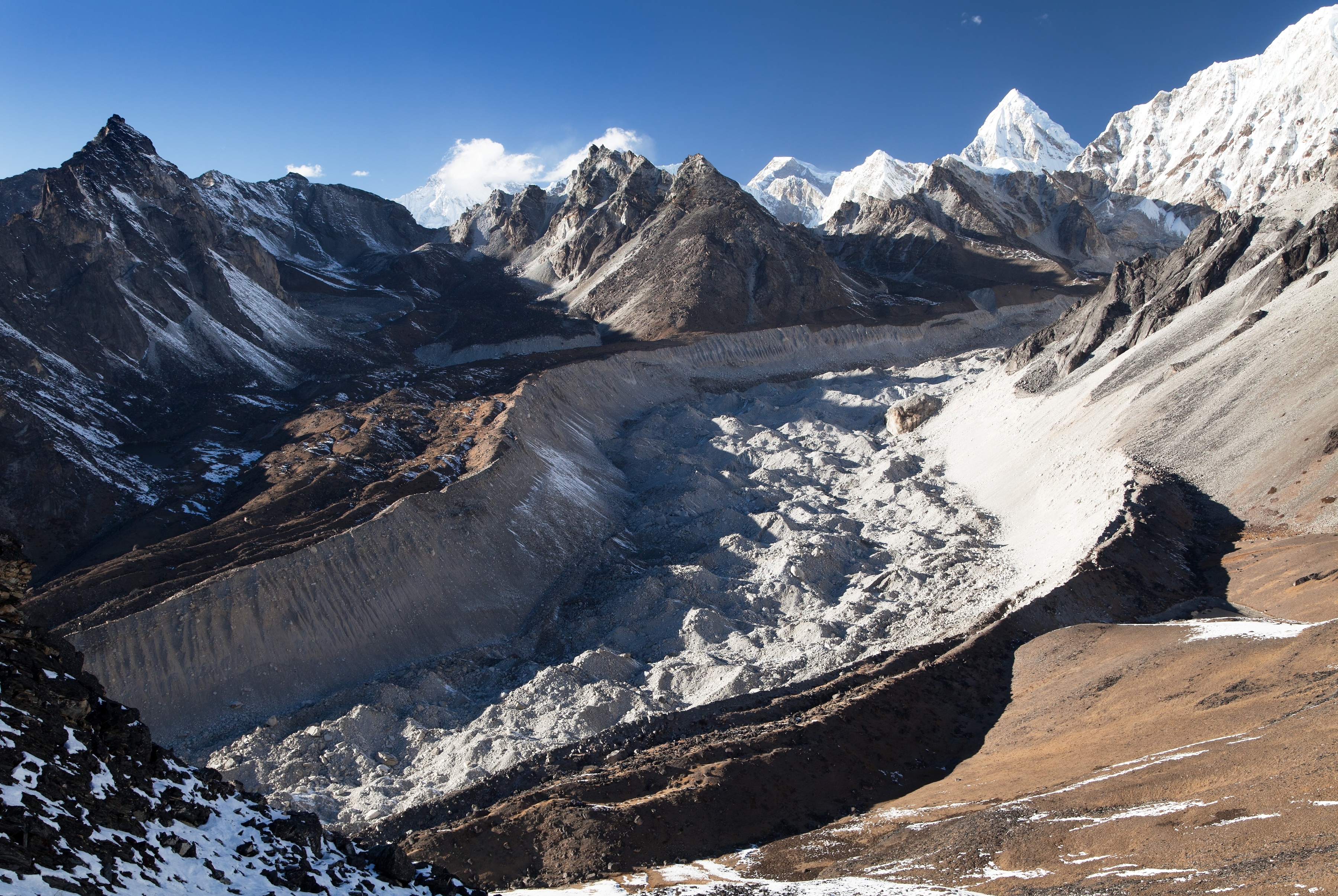 Pur. View from Chhukung Ri, EBC trek, Nepal