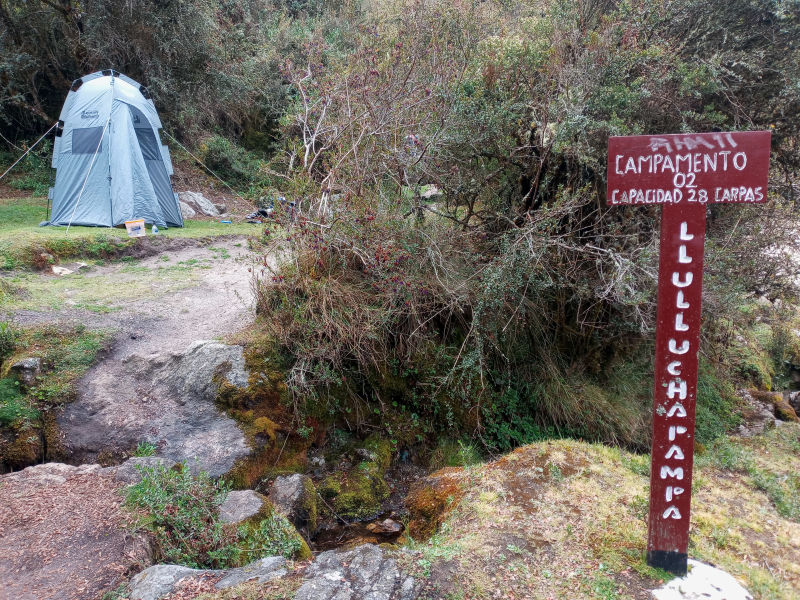 Follow Alice Toilet Tent on Inca Trail, Peru