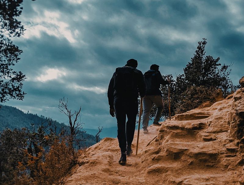 December hike to Tiger's Nest