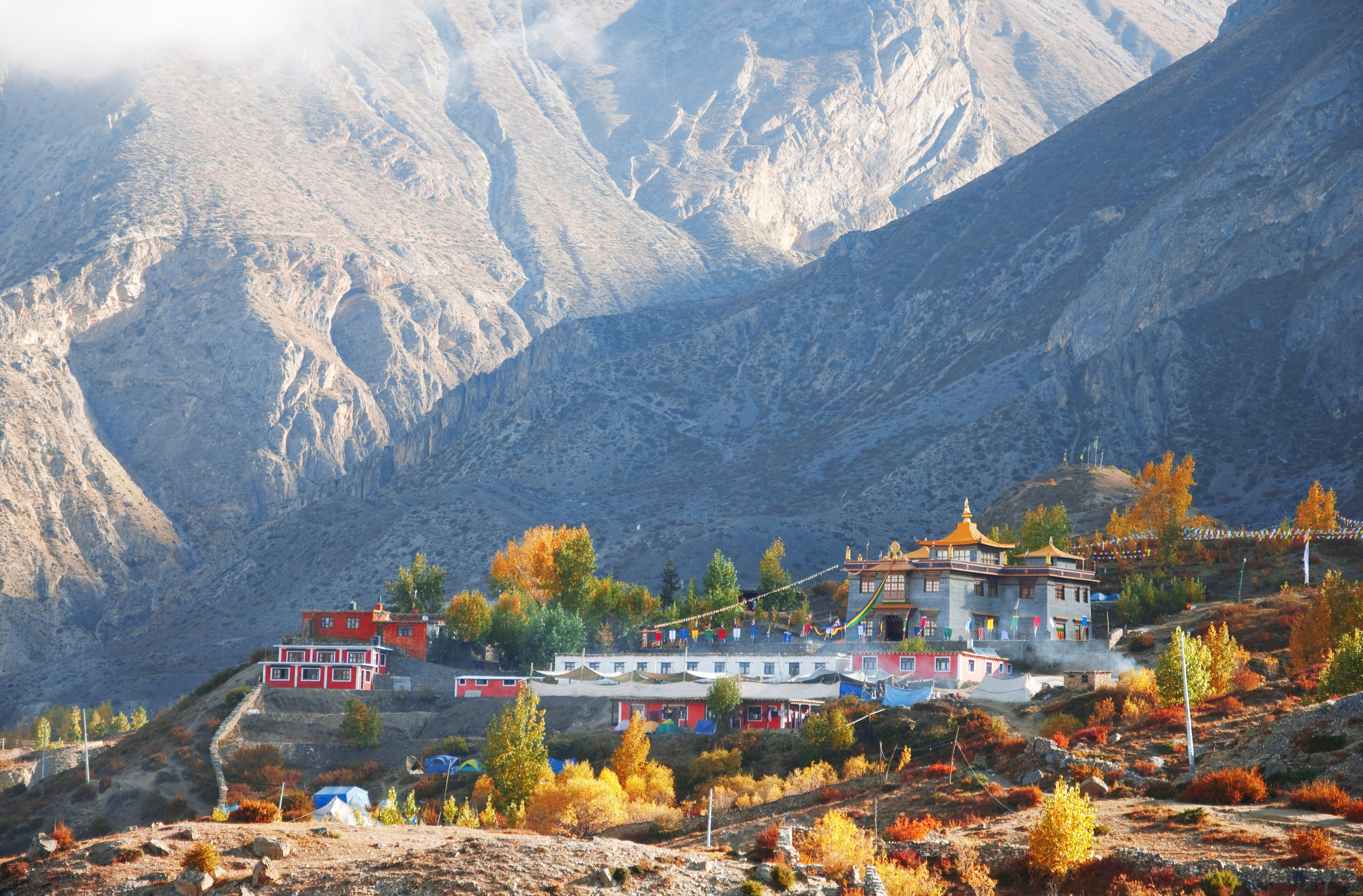 Nepali village of Muktinath