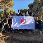 Trekkers on Kilimanjaro