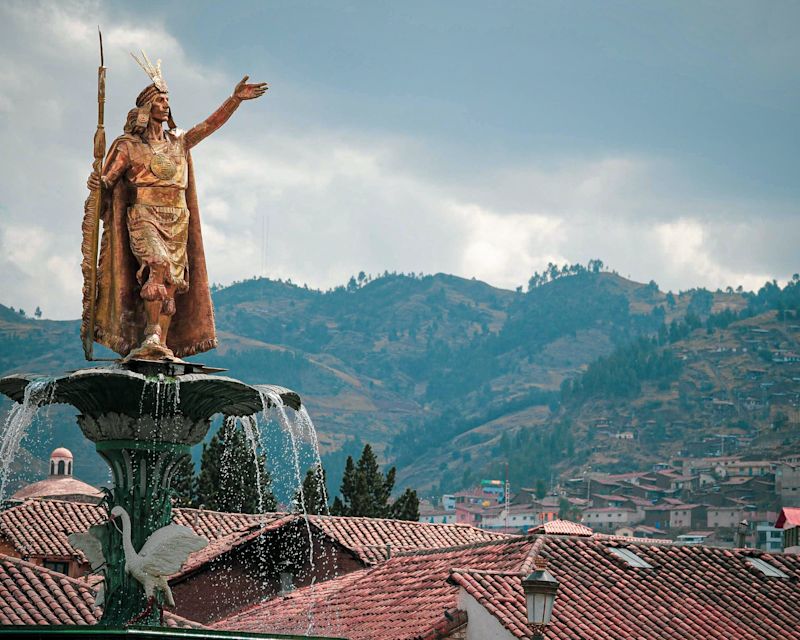 Statue of Pachacuti in Cusco, Peru