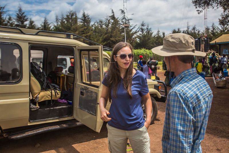 We're about to climb Mount Kilimanjaro, dude!