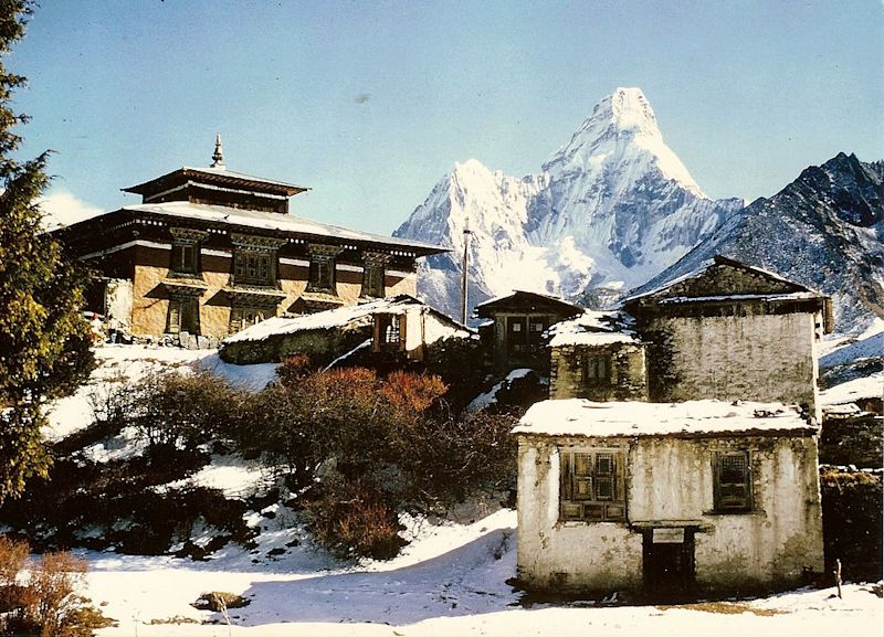 Tengboche 1974 by clemensmarabu