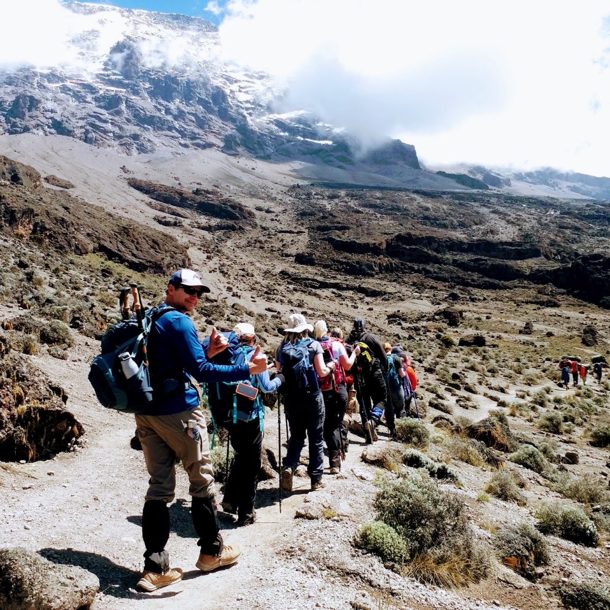Lucy group Kilimanjaro 7-day Lemosho route