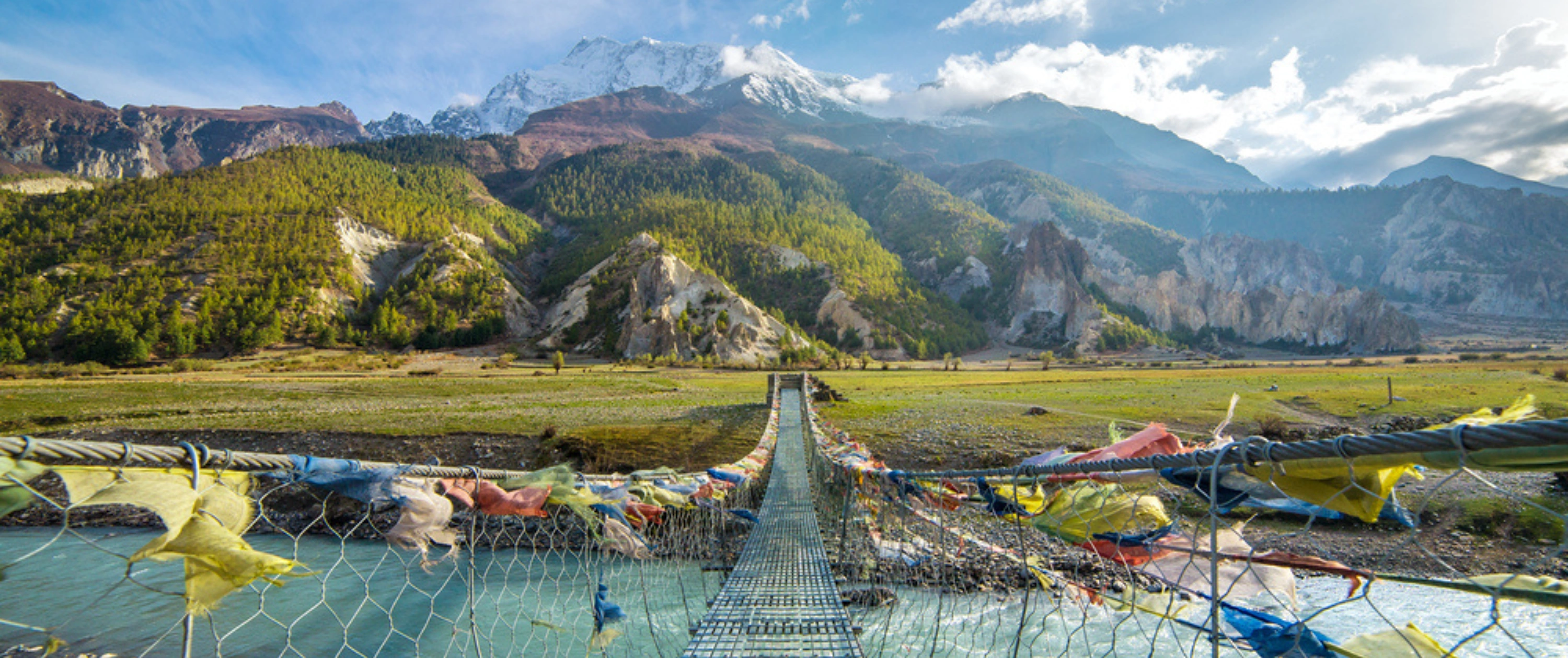 Annapurna Circuit suspension bridge