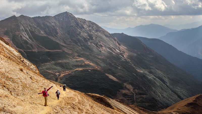 Pur. PARO, BHUTAN 2012 trekkers