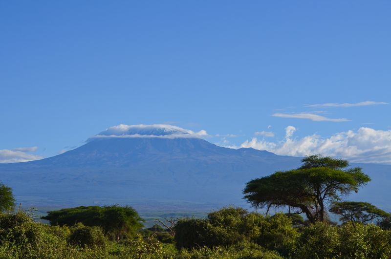 Ours. S. Kilimanjaro-covered-with-snow-amboseli-national-park-kenya-africa
