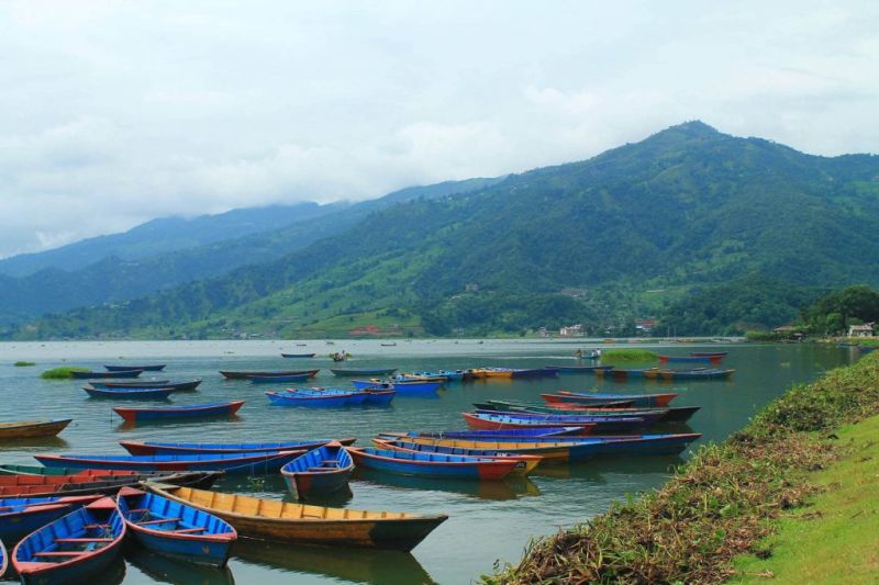 Pkhara boats Nepal