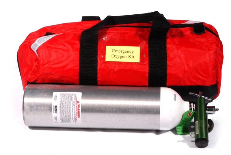 Emergency oxygen cylinder