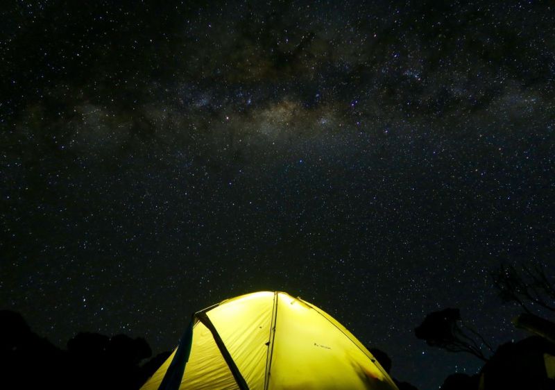 tent Kilimanjaro night sleep