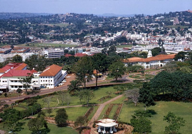 The bustling city of Kampala