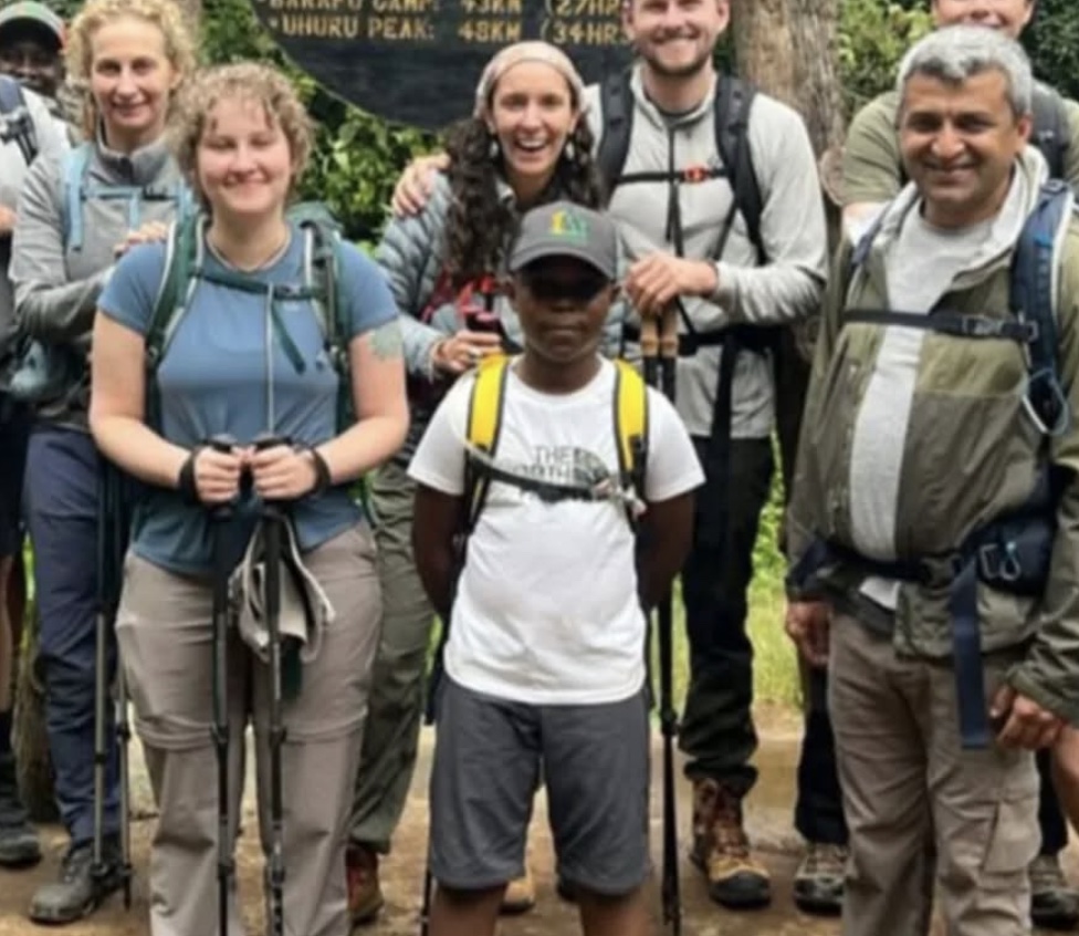 Anwaar Njiku climbed Mount Kilimanjaro. Photo credit: savvymedia_live.
 
