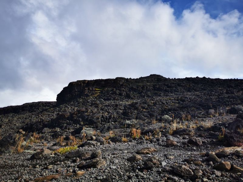 Rocky Kilimanjaro landscape